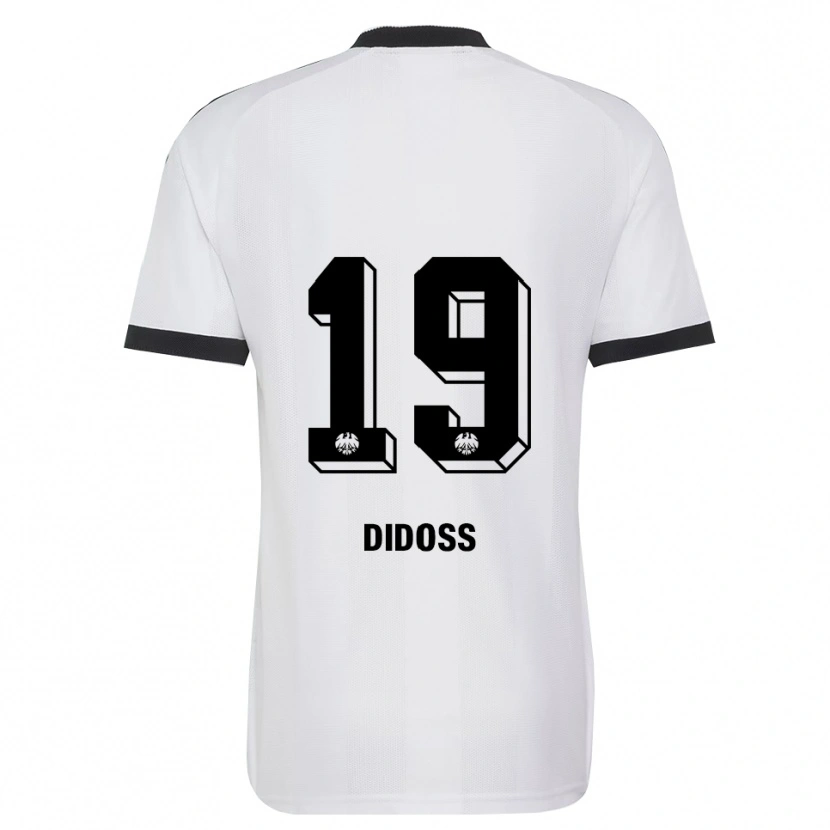 Danxen Homem Camisola George Didoss #19 Branco Preto Alternativa 2026/27 Camisa