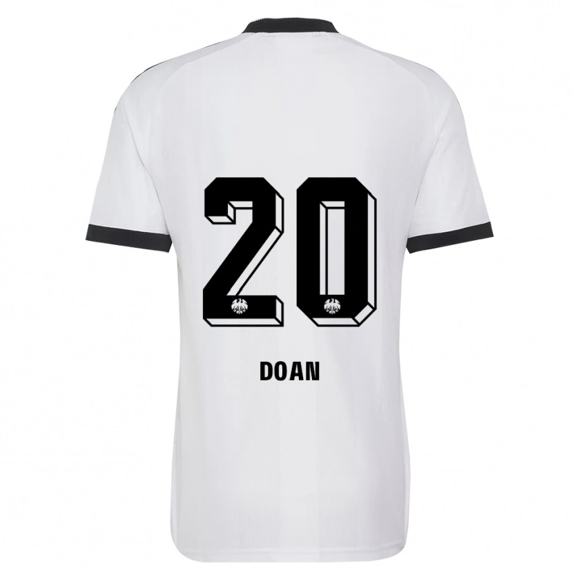 Danxen Homem Camisola Ritsu Doan #20 Branco Preto Alternativa 2026/27 Camisa