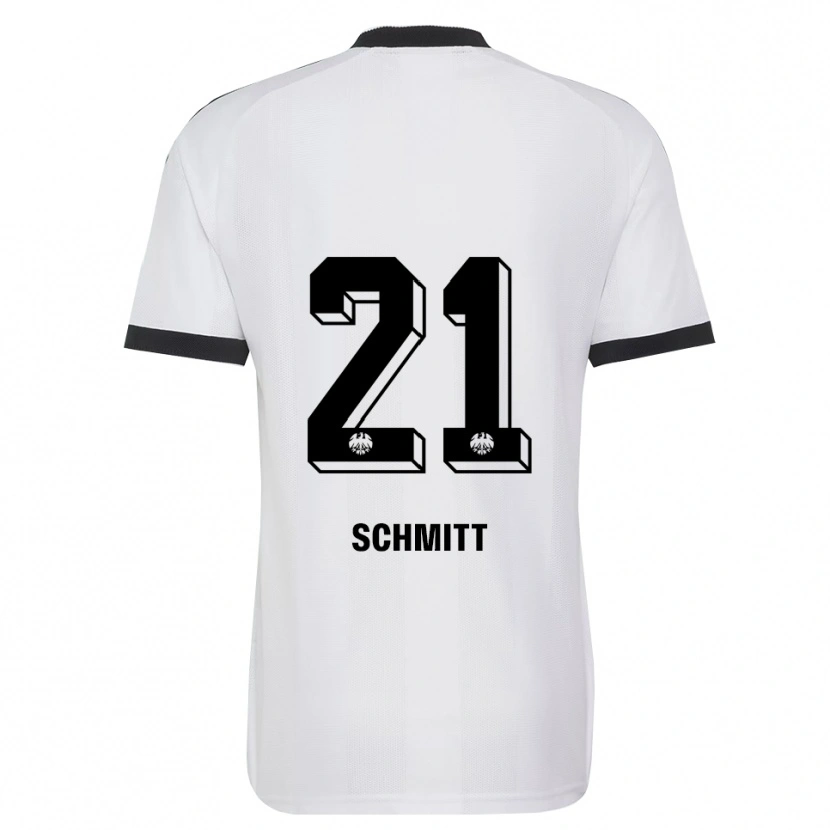 Danxen Homem Camisola Joshua Schmitt #21 Branco Preto Alternativa 2026/27 Camisa