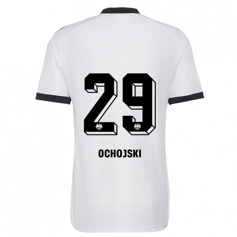 Danxen Homem Camisola Nico Ochojski #29 Branco Preto Alternativa 2026/27 Camisa