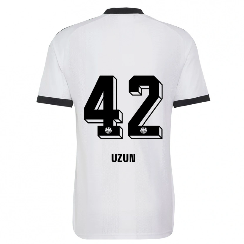 Danxen Homem Camisola Can Uzun #42 Branco Preto Alternativa 2026/27 Camisa