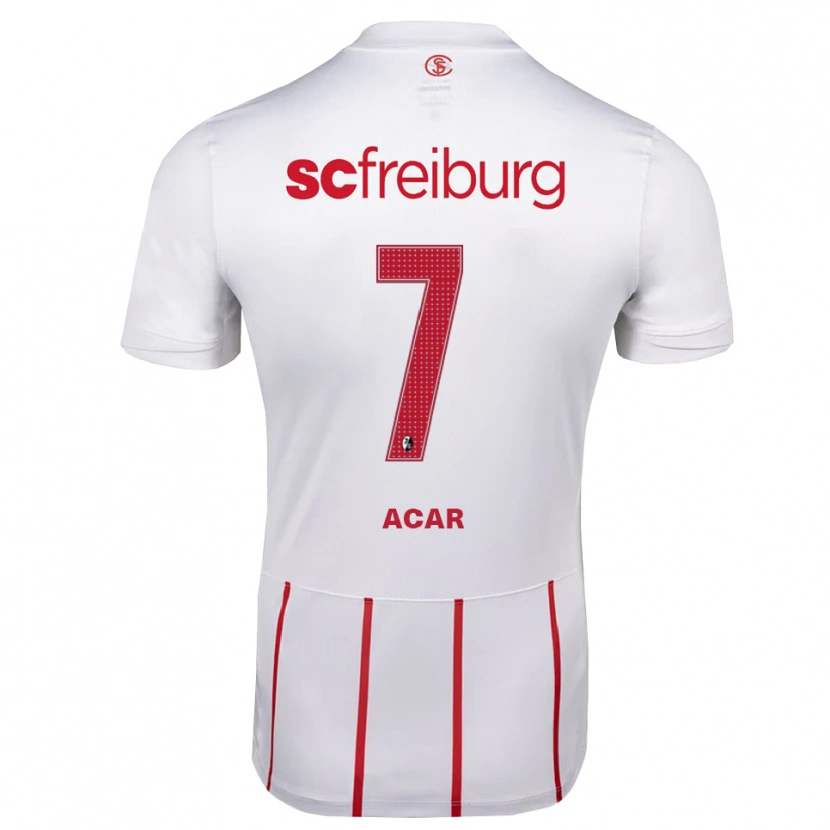 Danxen Homem Camisola Hasan Acar #7 Branco Vermelho Amarelo Alternativa 2026/27 Camisa