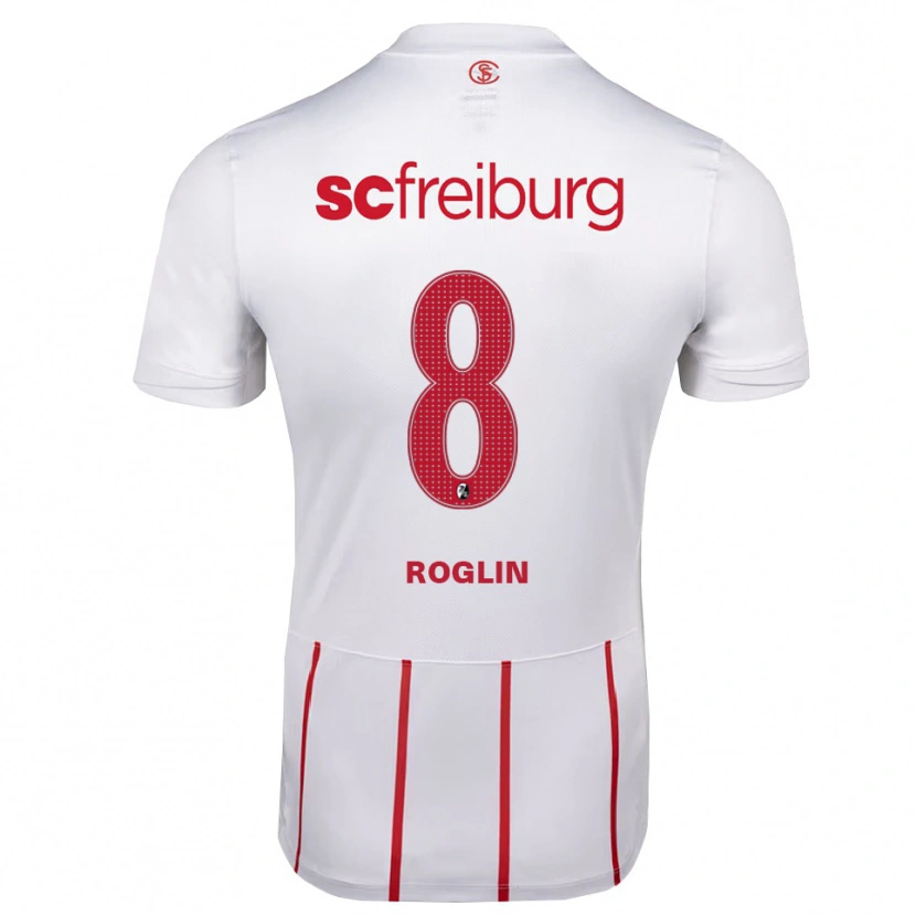 Danxen Homem Camisola Richard Roglin #8 Branco Vermelho Amarelo Alternativa 2026/27 Camisa