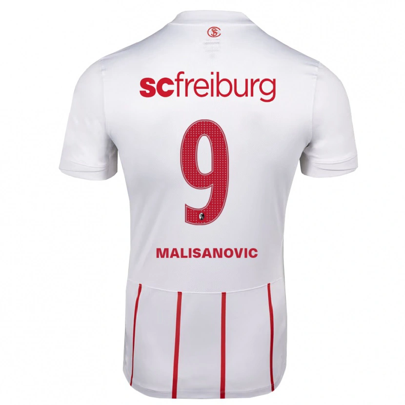 Danxen Homem Camisola Darko Malisanovic #9 Branco Vermelho Amarelo Alternativa 2026/27 Camisa