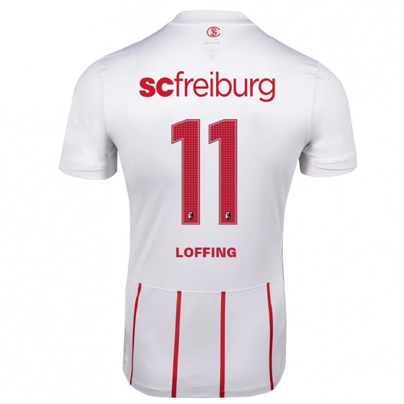 Danxen Homem Camisola Lucas Loffing #11 Branco Vermelho Amarelo Alternativa 2026/27 Camisa