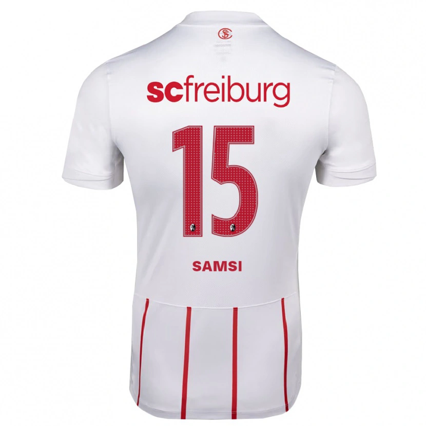 Danxen Homem Camisola Simon Samsi #15 Branco Vermelho Amarelo Alternativa 2026/27 Camisa