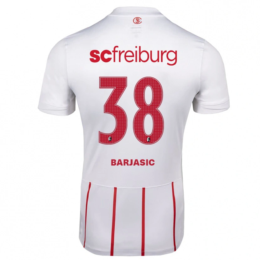 Danxen Homem Camisola Josip Barjasic #38 Branco Vermelho Amarelo Alternativa 2026/27 Camisa