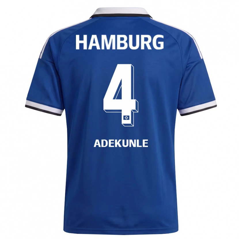 Danxen Homem Camisola Noah Adekunle #4 Branco Azul Alternativa 2026/27 Camisa