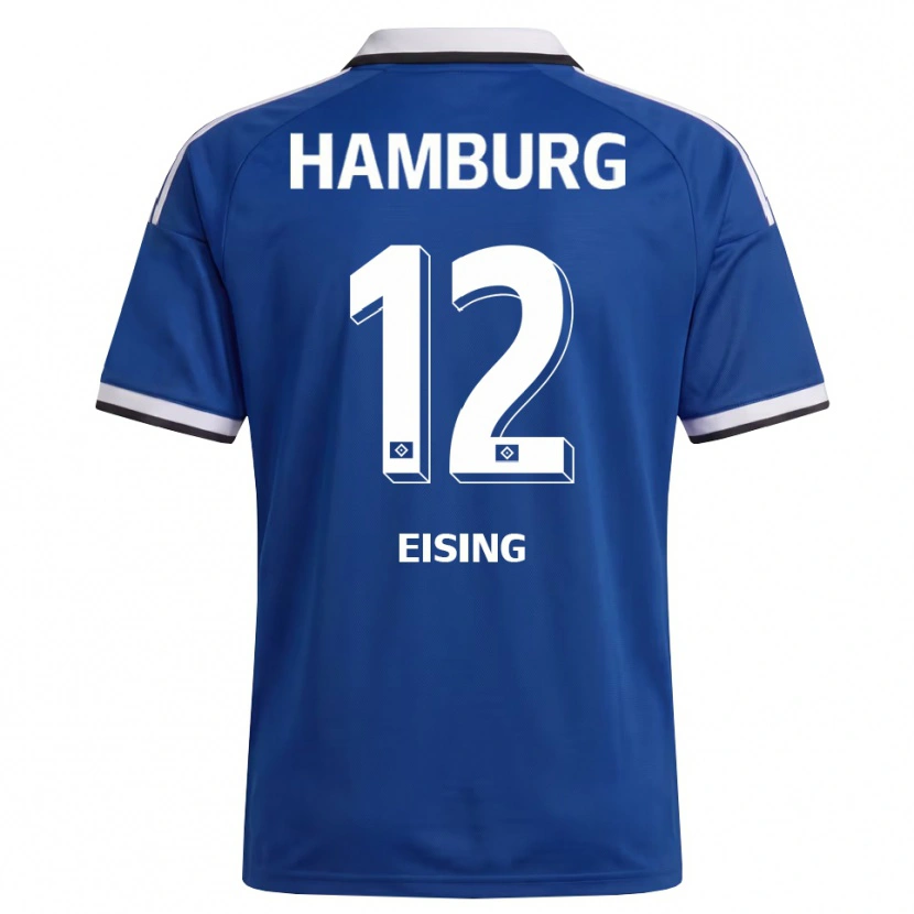 Danxen Homem Camisola Luis Eising #12 Branco Azul Alternativa 2026/27 Camisa