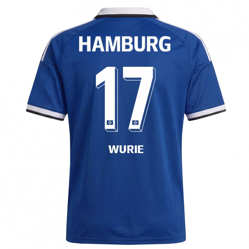 Danxen Homem Camisola David Wurie #17 Branco Azul Alternativa 2026/27 Camisa