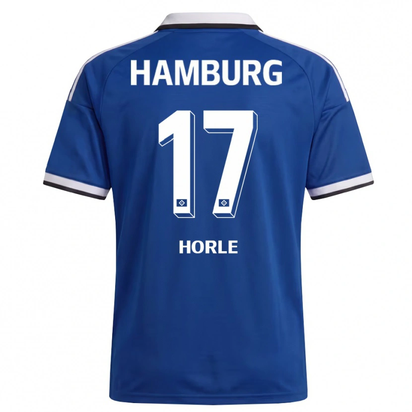 Danxen Homem Camisola Tim Niclas Hörle #17 Branco Azul Alternativa 2026/27 Camisa