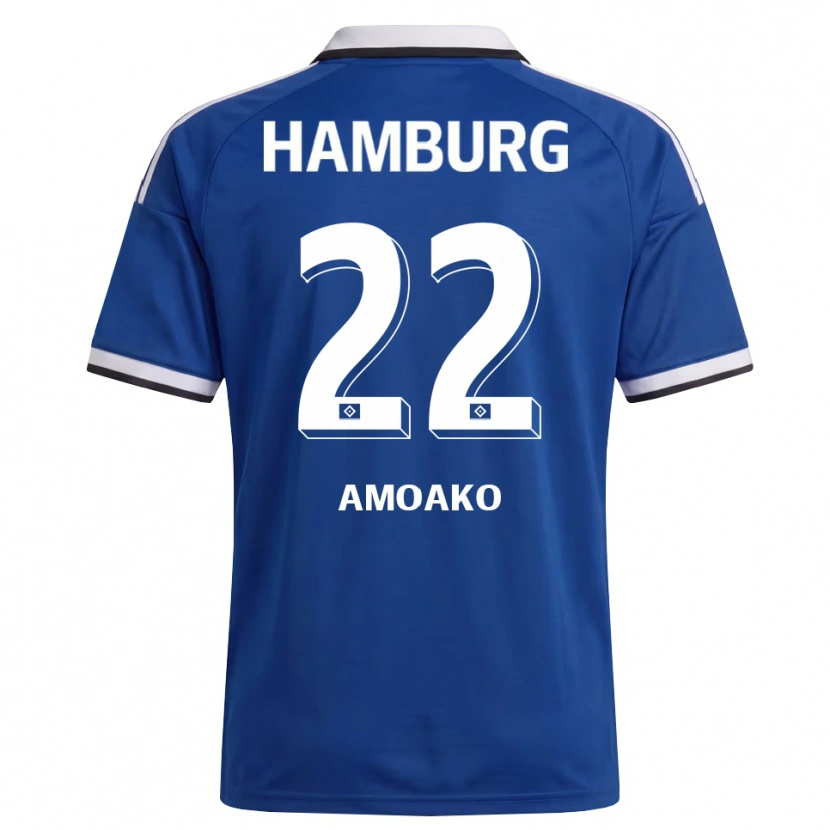 Danxen Homem Camisola Kofi Amoako #22 Branco Azul Alternativa 2026/27 Camisa