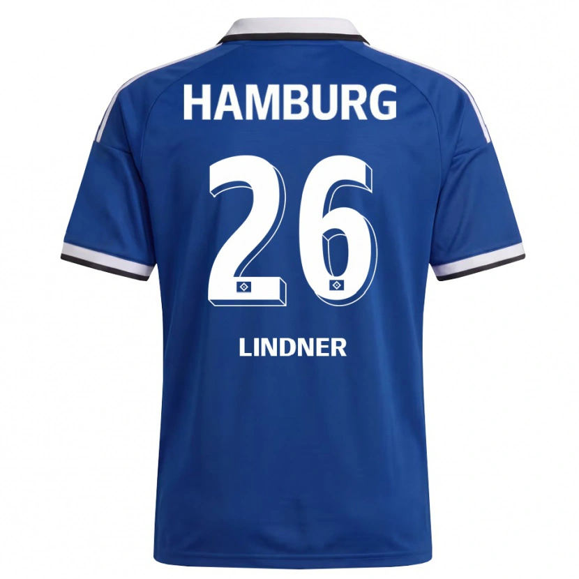 Danxen Homem Camisola Mick Lindner #26 Branco Azul Alternativa 2026/27 Camisa