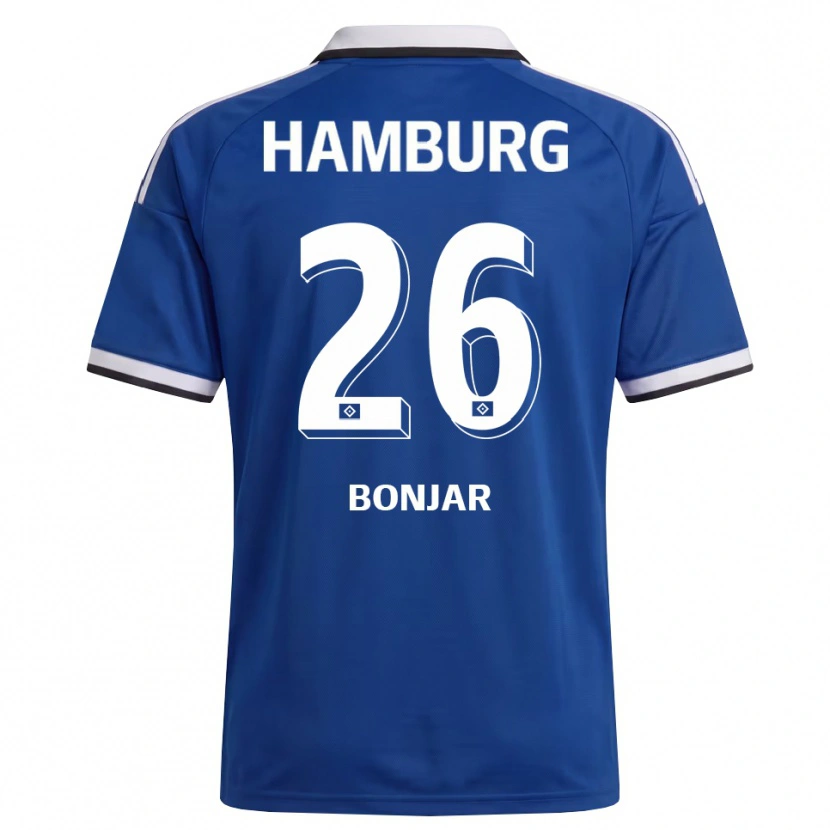 Danxen Homem Camisola Amir Bonjar #26 Branco Azul Alternativa 2026/27 Camisa