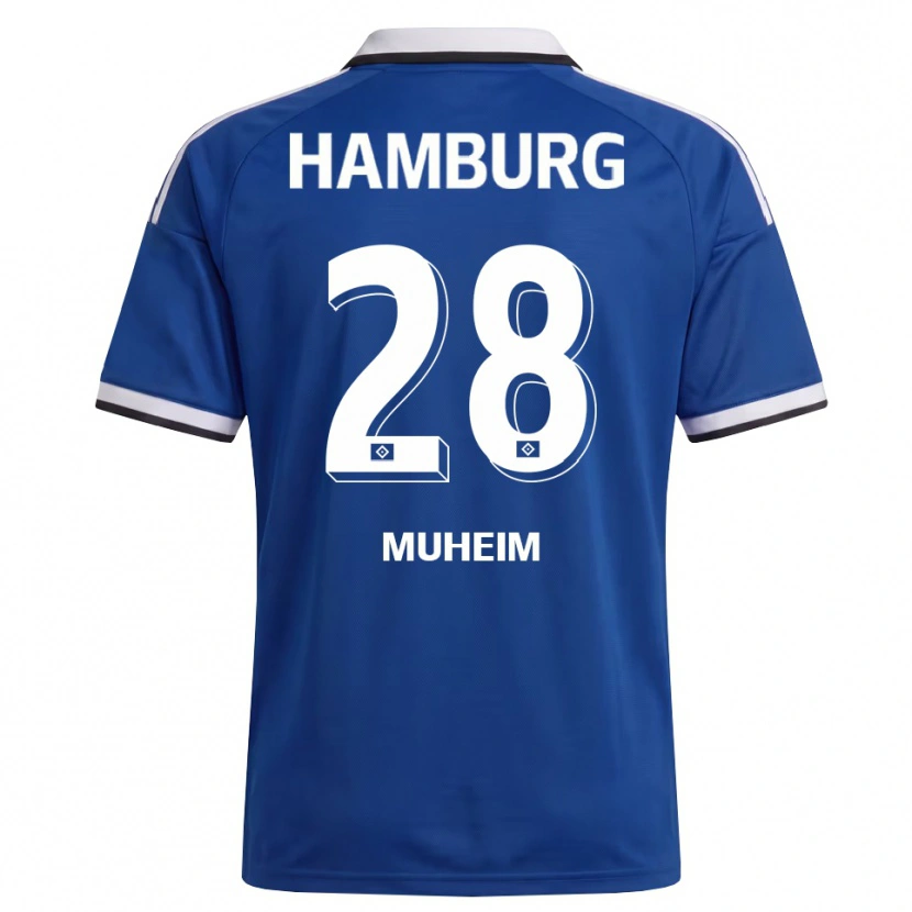 Danxen Homem Camisola Miro Muheim #28 Branco Azul Alternativa 2026/27 Camisa
