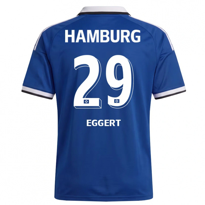 Danxen Homem Camisola Leni Eggert #29 Branco Azul Alternativa 2026/27 Camisa