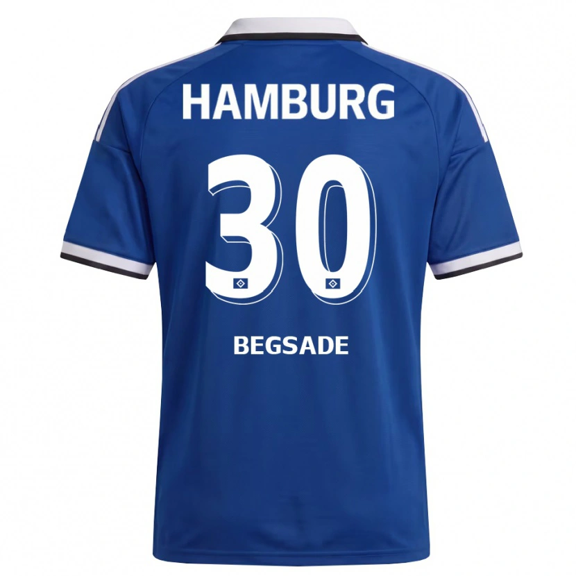 Danxen Homem Camisola Soheil Begsade #30 Branco Azul Alternativa 2026/27 Camisa