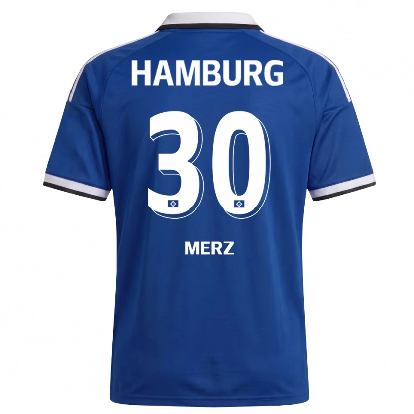 Danxen Homem Camisola Selma Merz #30 Branco Azul Alternativa 2026/27 Camisa