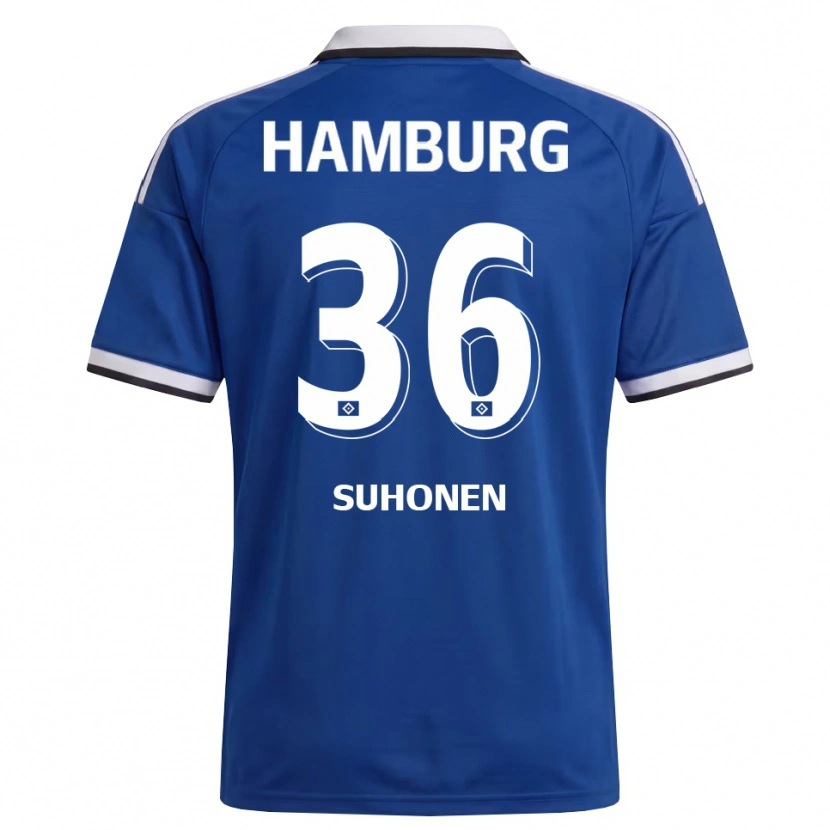 Danxen Homem Camisola Anssi Suhonen #36 Branco Azul Alternativa 2026/27 Camisa