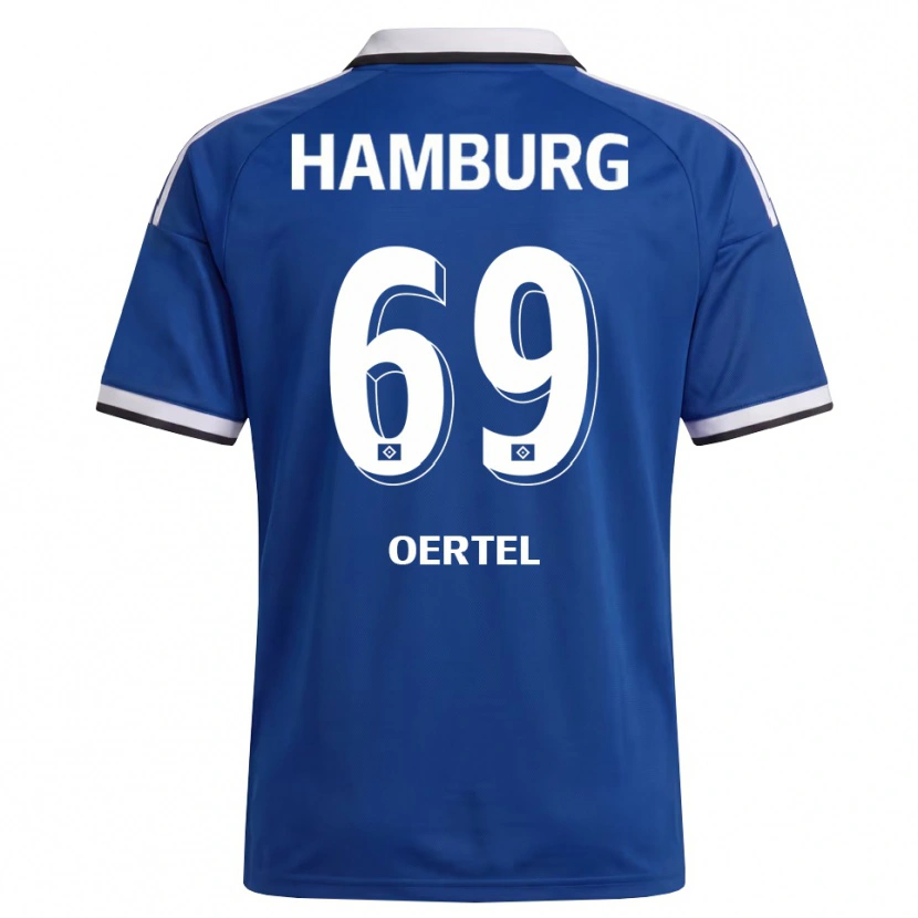 Danxen Homem Camisola Jan Oertel #69 Branco Azul Alternativa 2026/27 Camisa