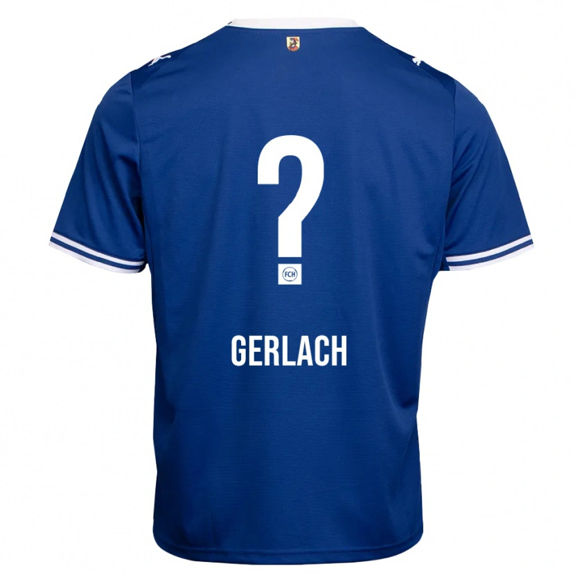Danxen Homem Camisola Tom Gerlach #0 Azul Real Branco Alternativa 2026/27 Camisa