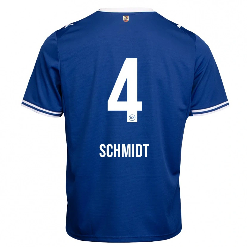 Danxen Homem Camisola Luke Schmidt #4 Azul Real Branco Alternativa 2026/27 Camisa