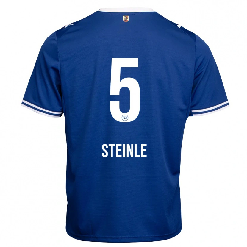 Danxen Homem Camisola Joel Steinle #5 Azul Real Branco Alternativa 2026/27 Camisa