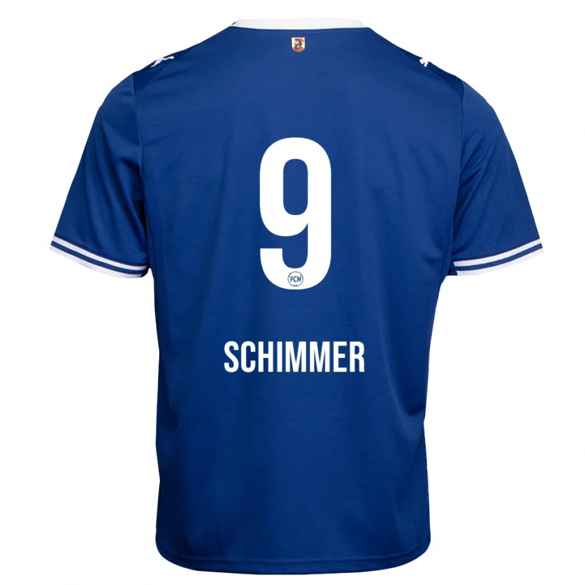 Danxen Homem Camisola Stefan Schimmer #9 Azul Real Branco Alternativa 2026/27 Camisa