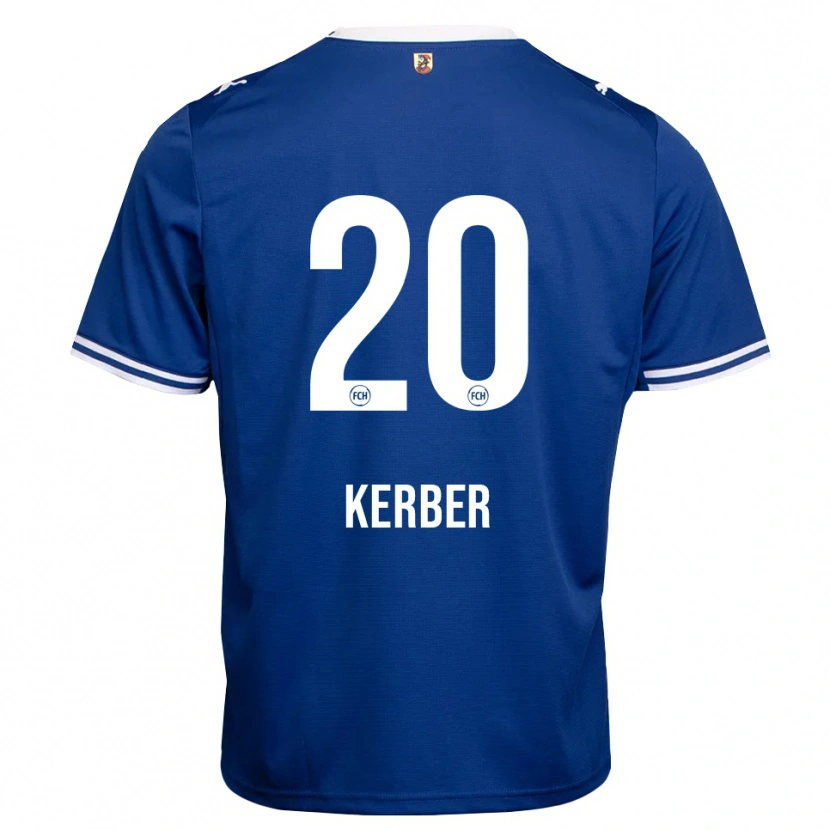 Danxen Homem Camisola Luca Kerber #20 Azul Real Branco Alternativa 2026/27 Camisa