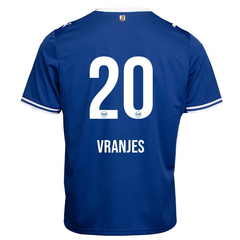 Danxen Homem Camisola Rafael Vranjes #20 Azul Real Branco Alternativa 2026/27 Camisa