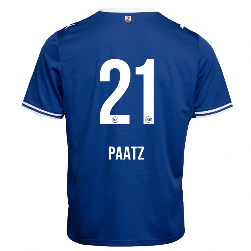 Danxen Homem Camisola Roque Paatz #21 Azul Real Branco Alternativa 2026/27 Camisa