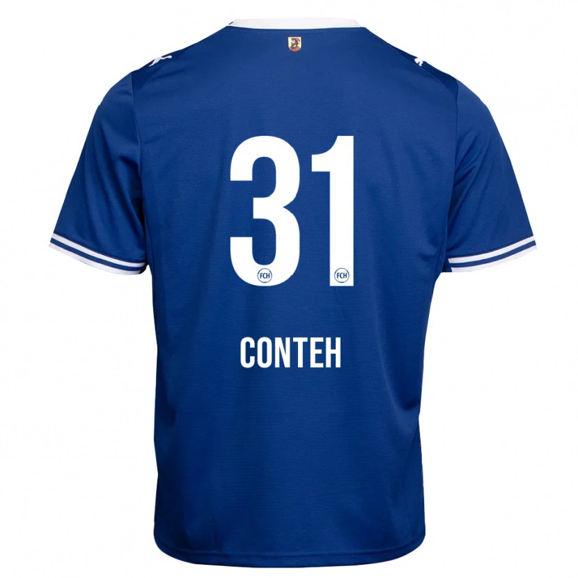 Danxen Homem Camisola Sirlord Conteh #31 Azul Real Branco Alternativa 2026/27 Camisa