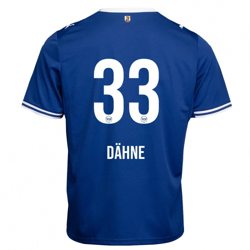 Danxen Homem Camisola Thomas Dähne #33 Azul Real Branco Alternativa 2026/27 Camisa