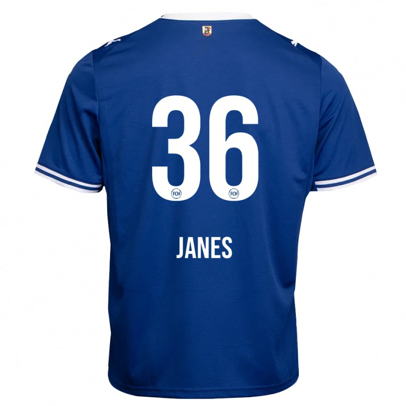 Danxen Homem Camisola Luka Janes #36 Azul Real Branco Alternativa 2026/27 Camisa