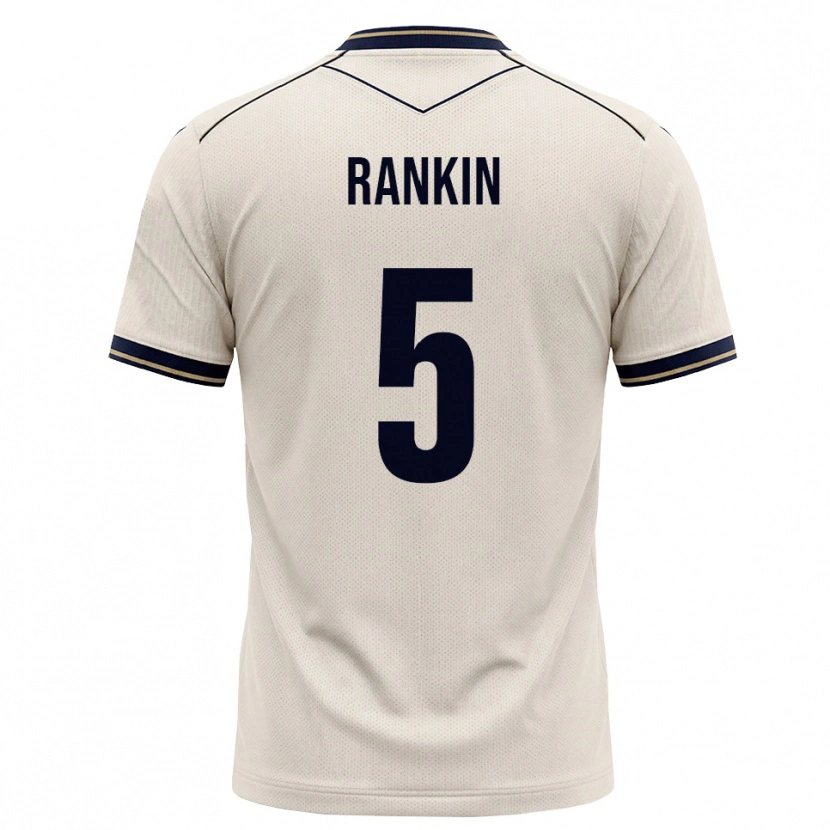 Danxen Homem Camisola Jamilla Rankin #5 Branco Azul Tinta Alternativa 2026/27 Camisa