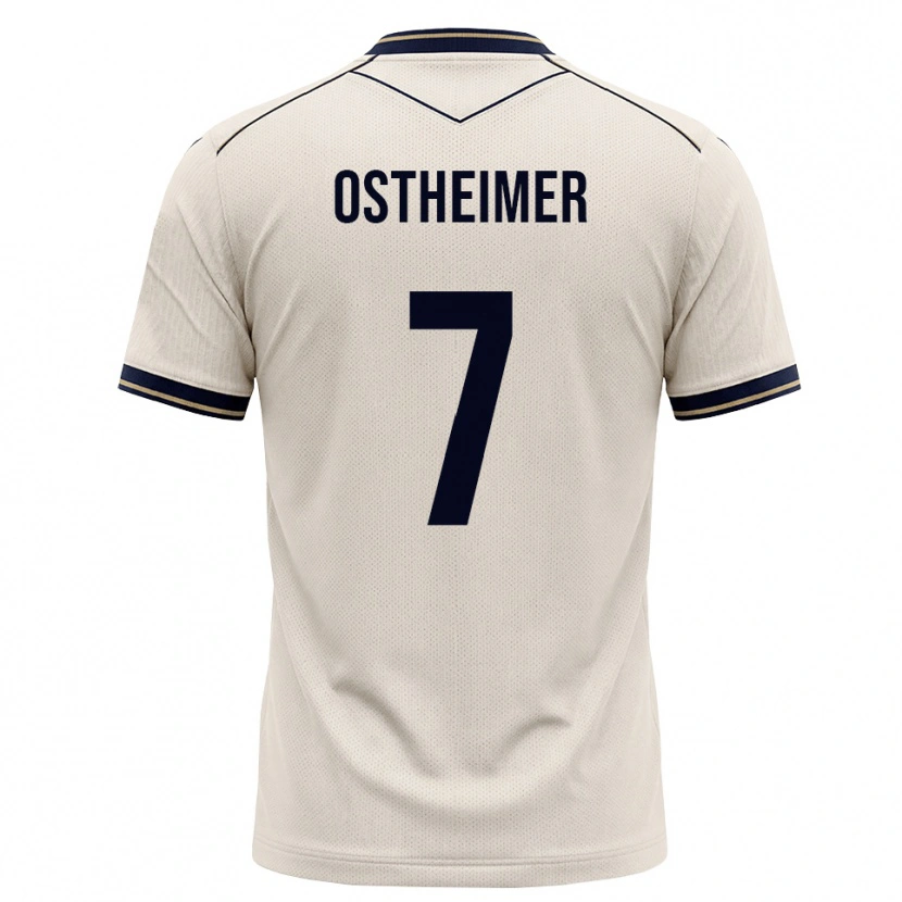 Danxen Homem Camisola Nevio Ostheimer #7 Branco Azul Tinta Alternativa 2026/27 Camisa