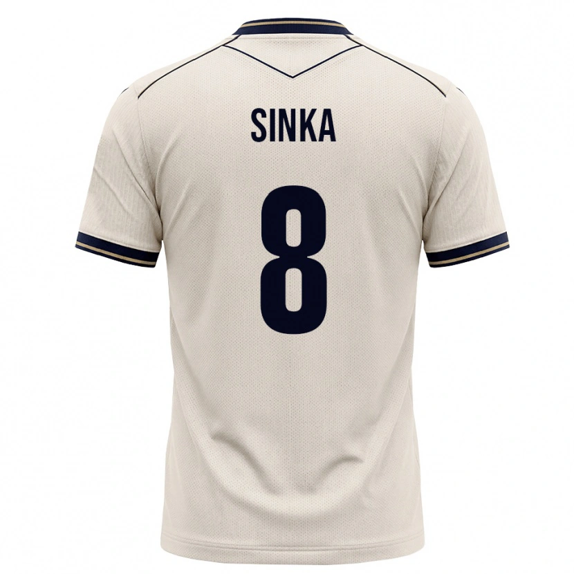 Danxen Homem Camisola Napsugár Sinka #8 Branco Azul Tinta Alternativa 2026/27 Camisa