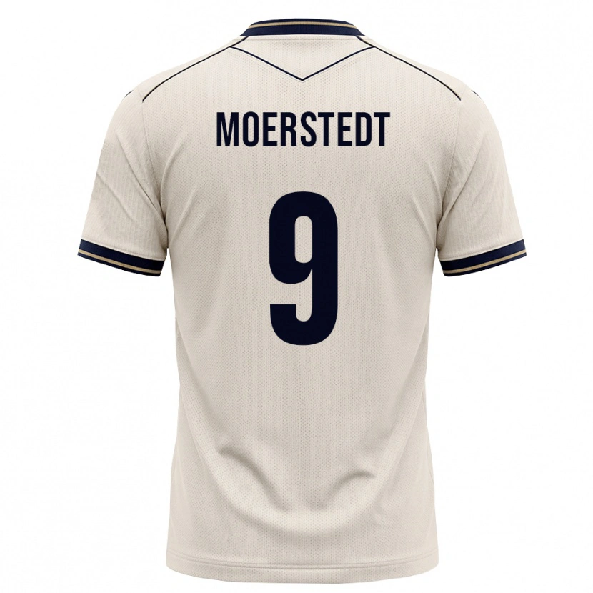 Danxen Homem Camisola Max Moerstedt #9 Branco Azul Tinta Alternativa 2026/27 Camisa