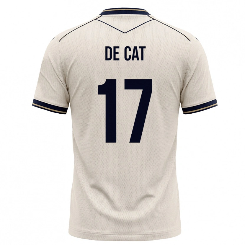 Danxen Homem Camisola Nathan De Cat #17 Branco Azul Tinta Alternativa 2026/27 Camisa