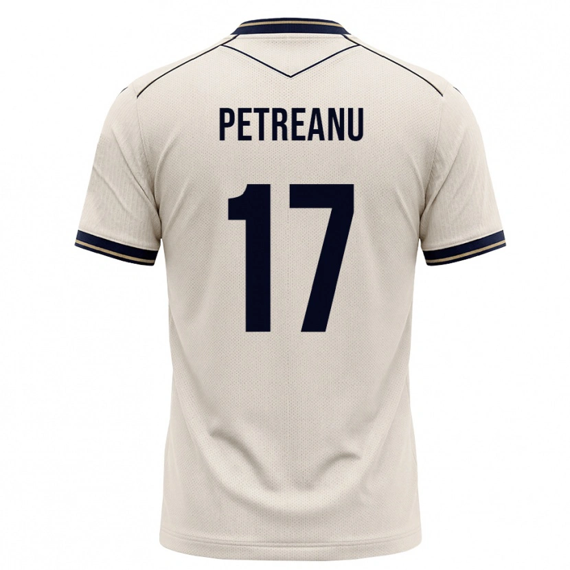 Danxen Homem Camisola Vlad Petreanu #17 Branco Azul Tinta Alternativa 2026/27 Camisa