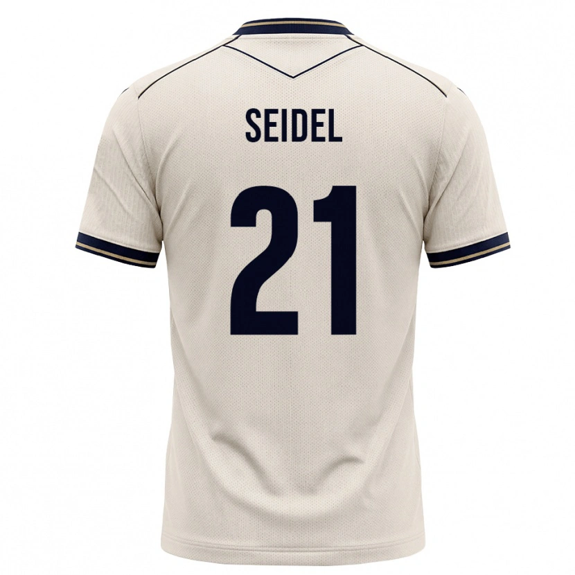 Danxen Homem Camisola Phil Seidel #21 Branco Azul Tinta Alternativa 2026/27 Camisa