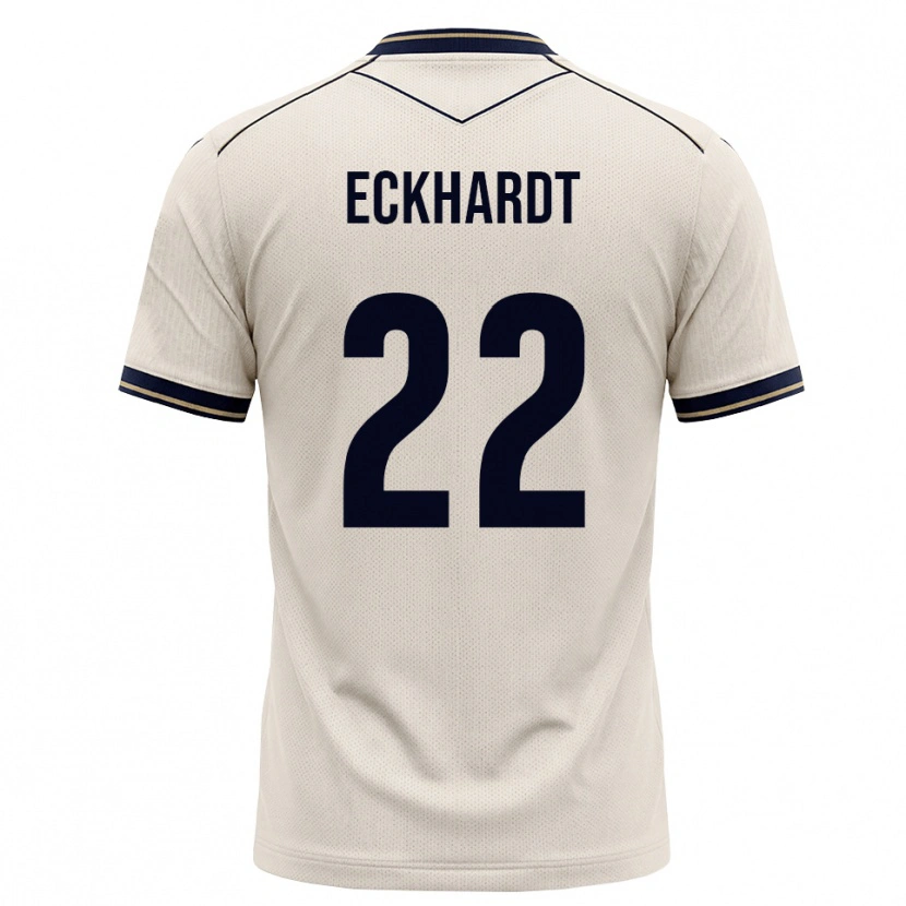 Danxen Homem Camisola Aaron Eckhardt #22 Branco Azul Tinta Alternativa 2026/27 Camisa