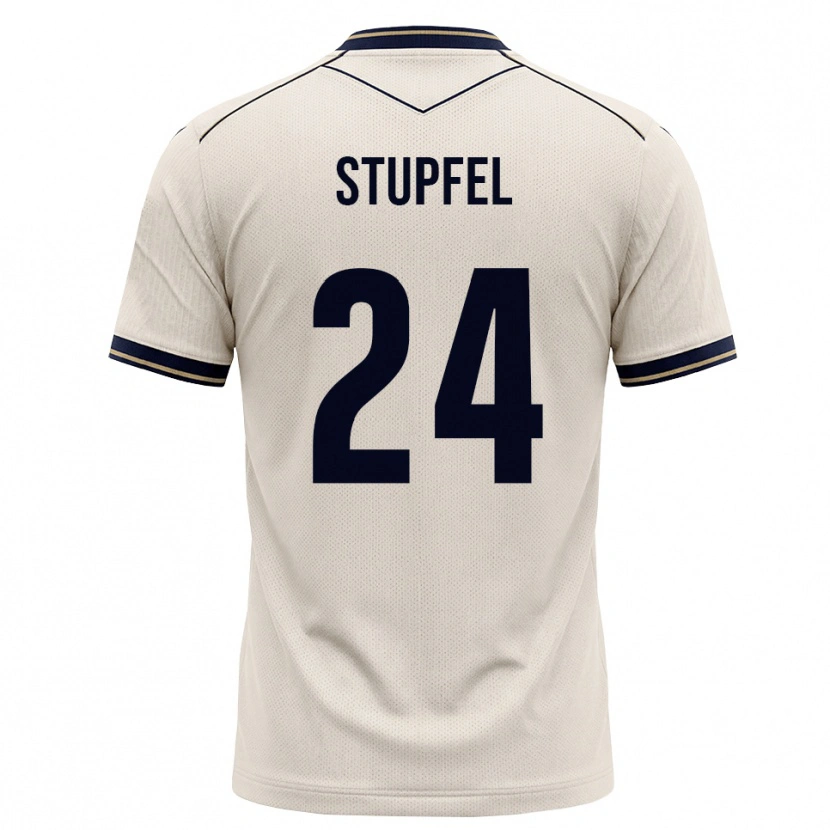 Danxen Homem Camisola Janis Stupfel #24 Branco Azul Tinta Alternativa 2026/27 Camisa