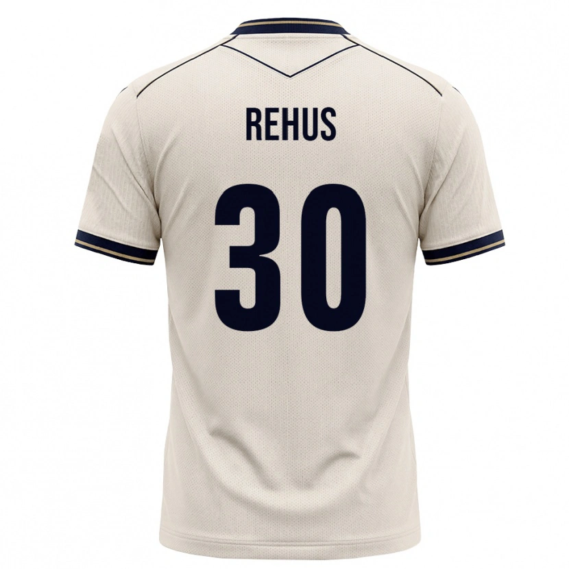 Danxen Homem Camisola Milan Rehus #30 Branco Azul Tinta Alternativa 2026/27 Camisa