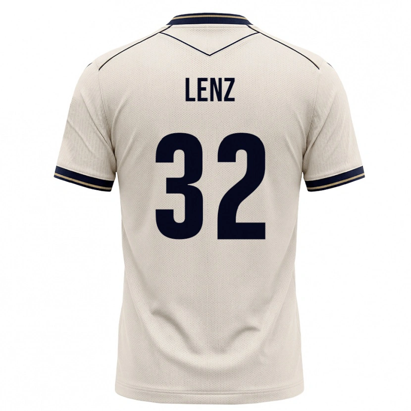 Danxen Homem Camisola Cajetan Lenz #32 Branco Azul Tinta Alternativa 2026/27 Camisa