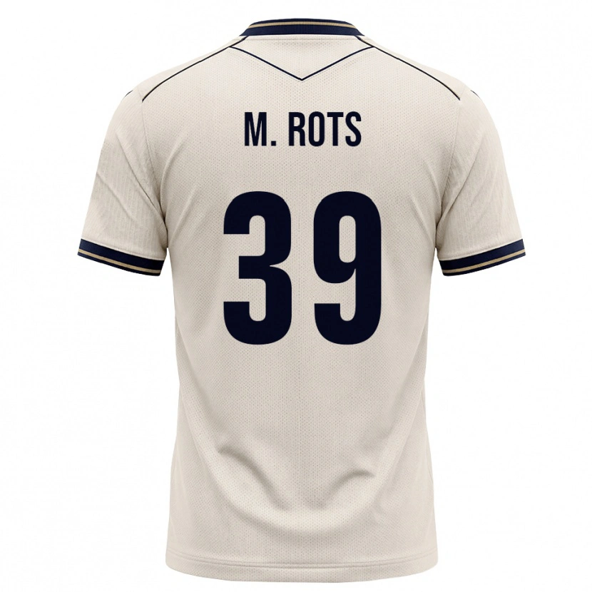 Danxen Homem Camisola Mats Rots #39 Branco Azul Tinta Alternativa 2026/27 Camisa