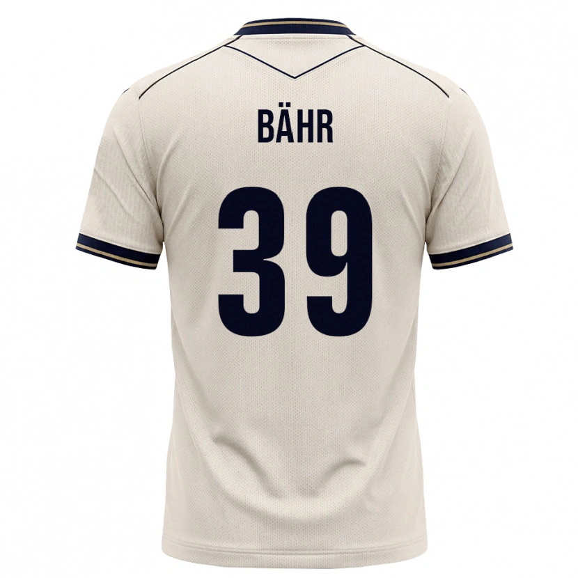 Danxen Homem Camisola Florian Bähr #39 Branco Azul Tinta Alternativa 2026/27 Camisa