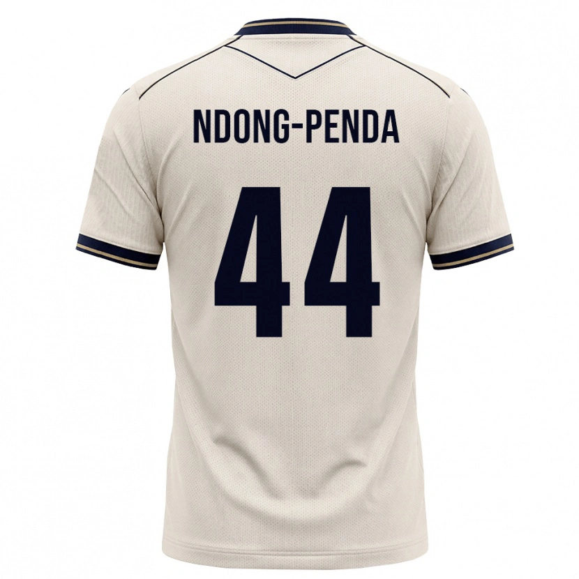 Danxen Homem Camisola Maxime Ndong-Penda #44 Branco Azul Tinta Alternativa 2026/27 Camisa