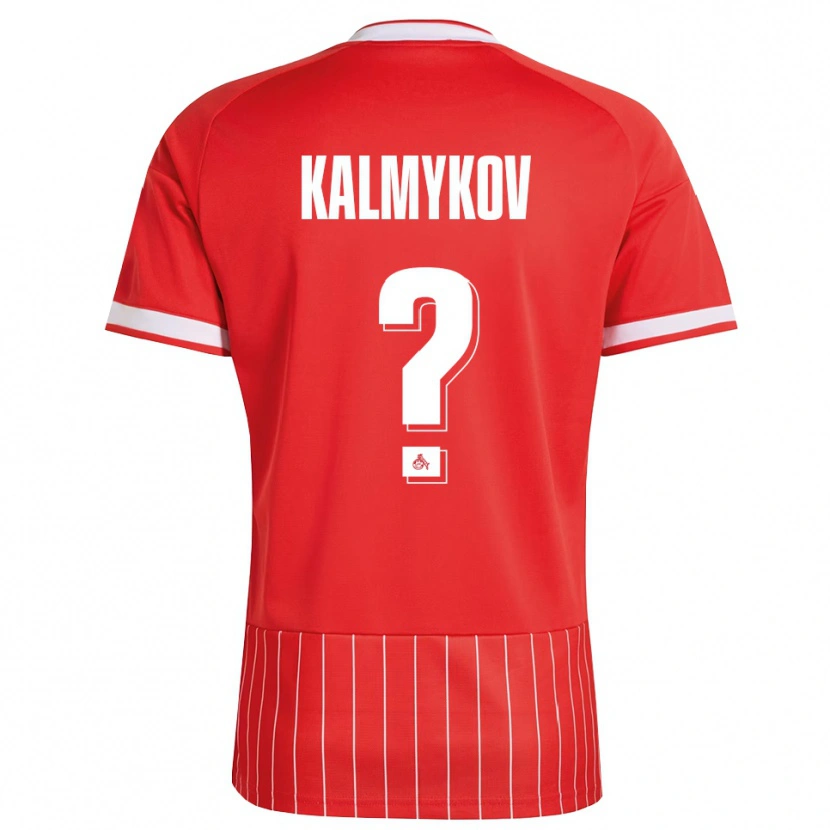 Danxen Homem Camisola Arthur Kalmykov #0 Vermelho Branco Verde Alternativa 2026/27 Camisa