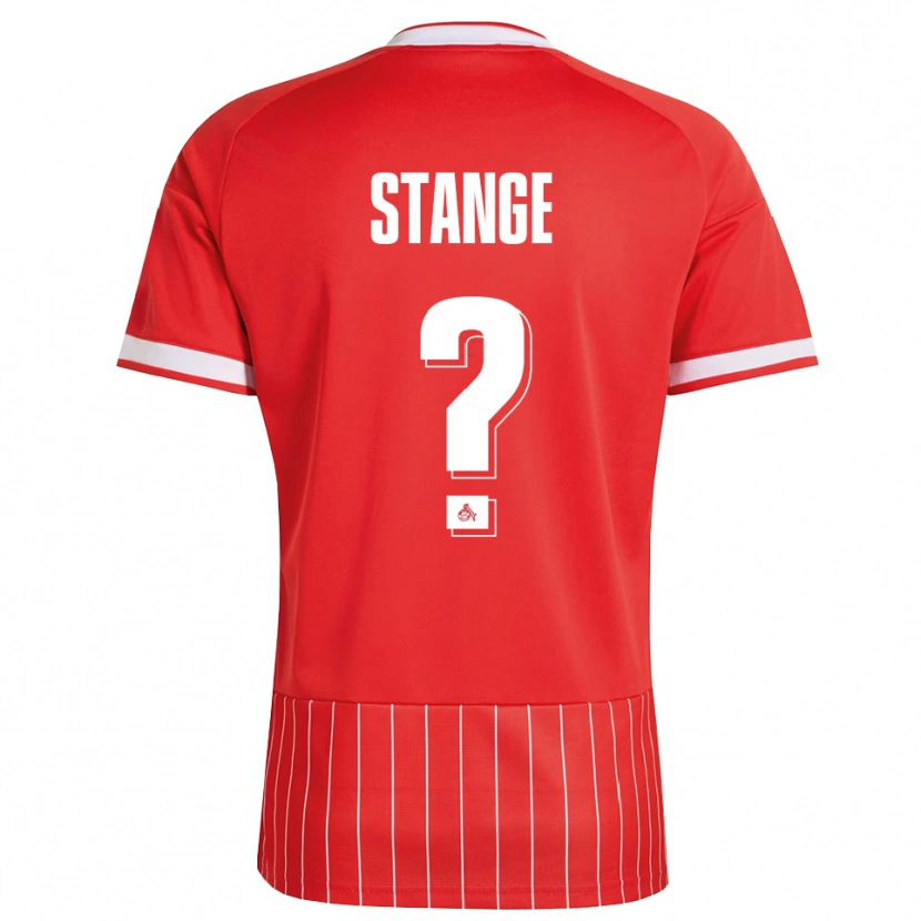 Danxen Homem Camisola Julian Stange #0 Vermelho Branco Verde Alternativa 2026/27 Camisa